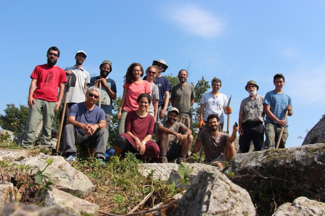 משלחת 2017 בבית העלמין של בוצ'אץ' Buczacz1